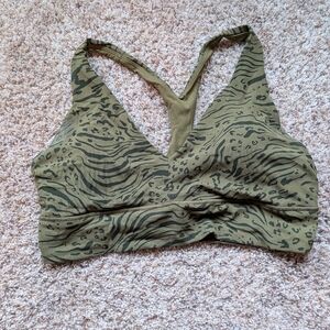 Athleta Leopard Print Sports Bra